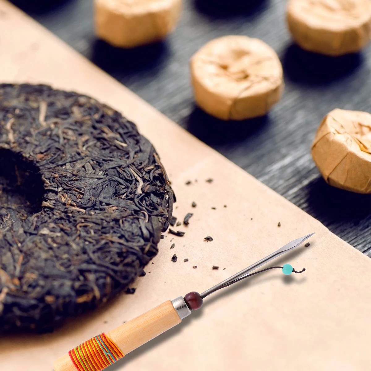 

4pcs Tools Carving Needle Stainless Steel Needle Tool For Puer Tea Brick Breaking Professional Tea Cutter