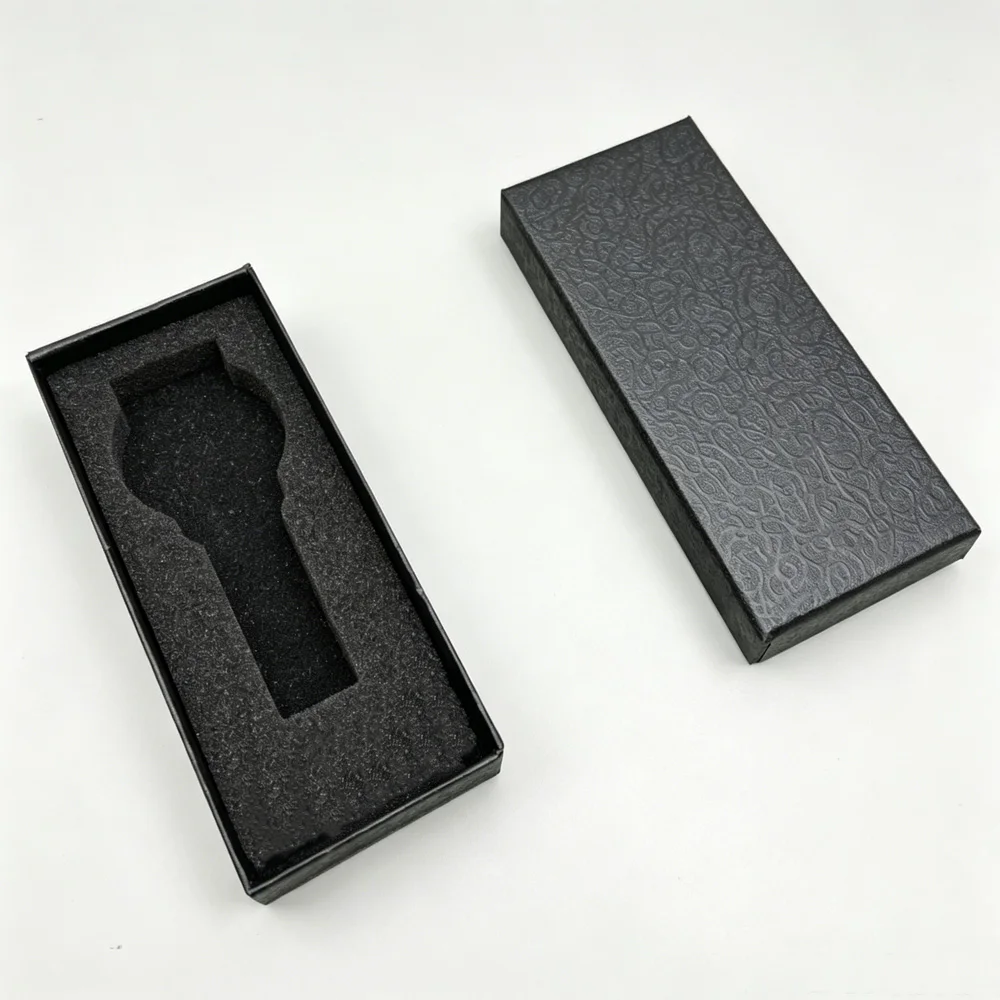 24-teilige Schmuck-Großhandelsbox in einfarbiger Ausführung für Kinder-Accessoires, Business-Uhrenbox mit integriertem Schaumstoffpolster, rechteckige Verpackungs- und Aufbewahrungsbox – Detail 1