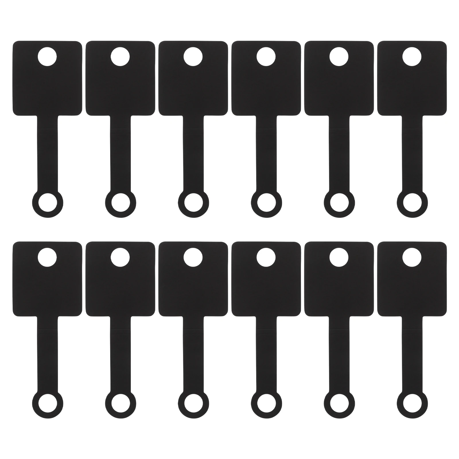 

200pcs Jewelry Tags Card for Necklace Bracelet Display Glossy Folding Earring Holder Packaging Accessories Storage Decorative