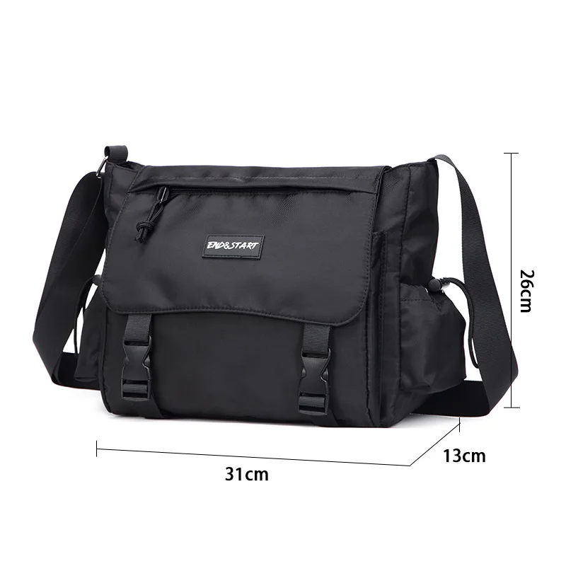 Korean Style Shoulder Bags for Men Free Shipping Waterproof Man Crossbody Bags Oxford Male Sling Bag Outdoor Messenger Bag