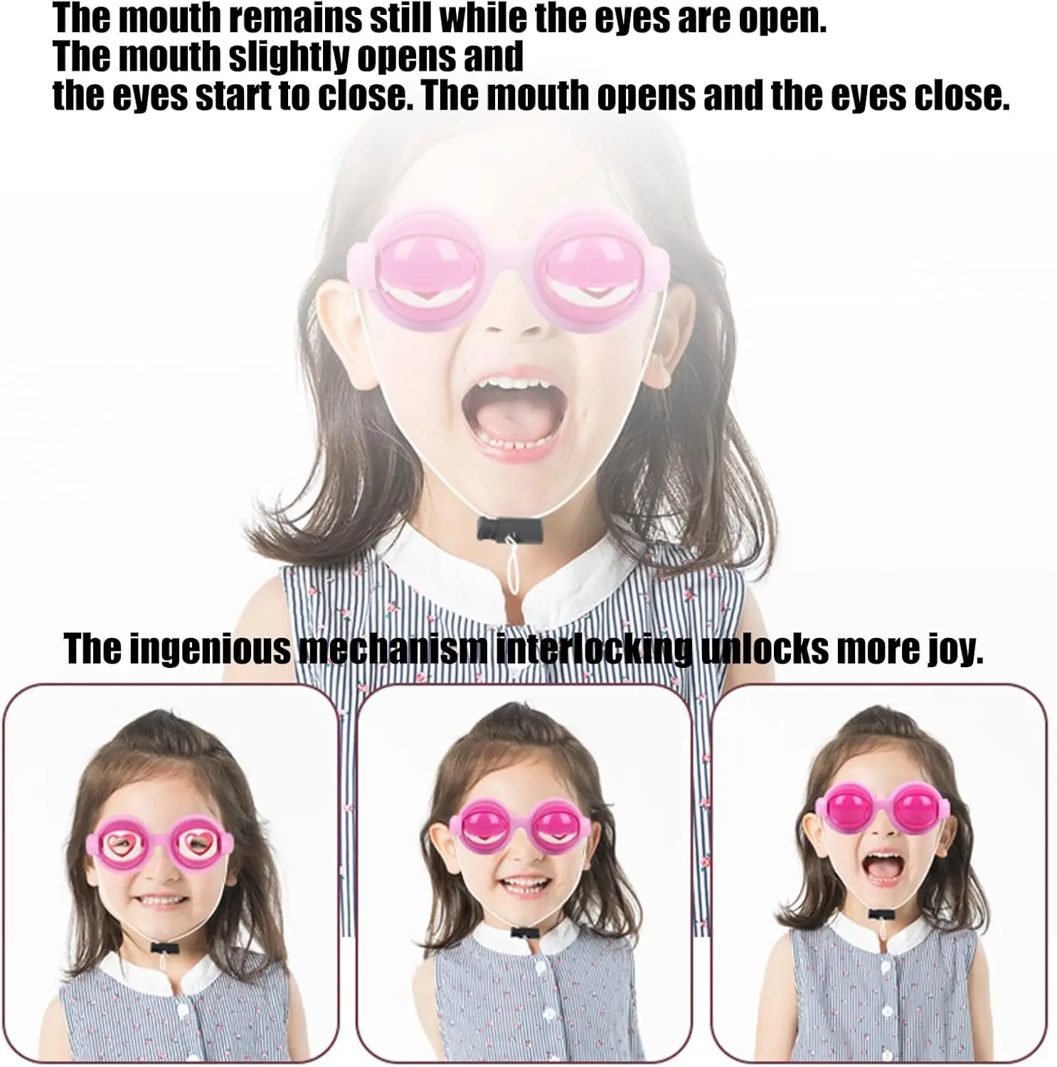 Ensemble de lunettes amusantes à paillettes, lunettes de farces fantaisistes avec des Styles mignons pour les événements divertissants, Options cadeaux spéciales