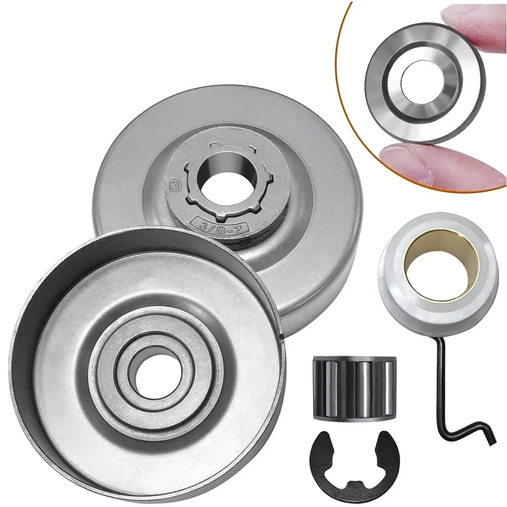 Chainsaw Clutch Drum Rim Sprocket Kit 3 8 Pitch 7 Teeth For MS290 MS310 MS390 Chain Saw Part Power Tools Accessories