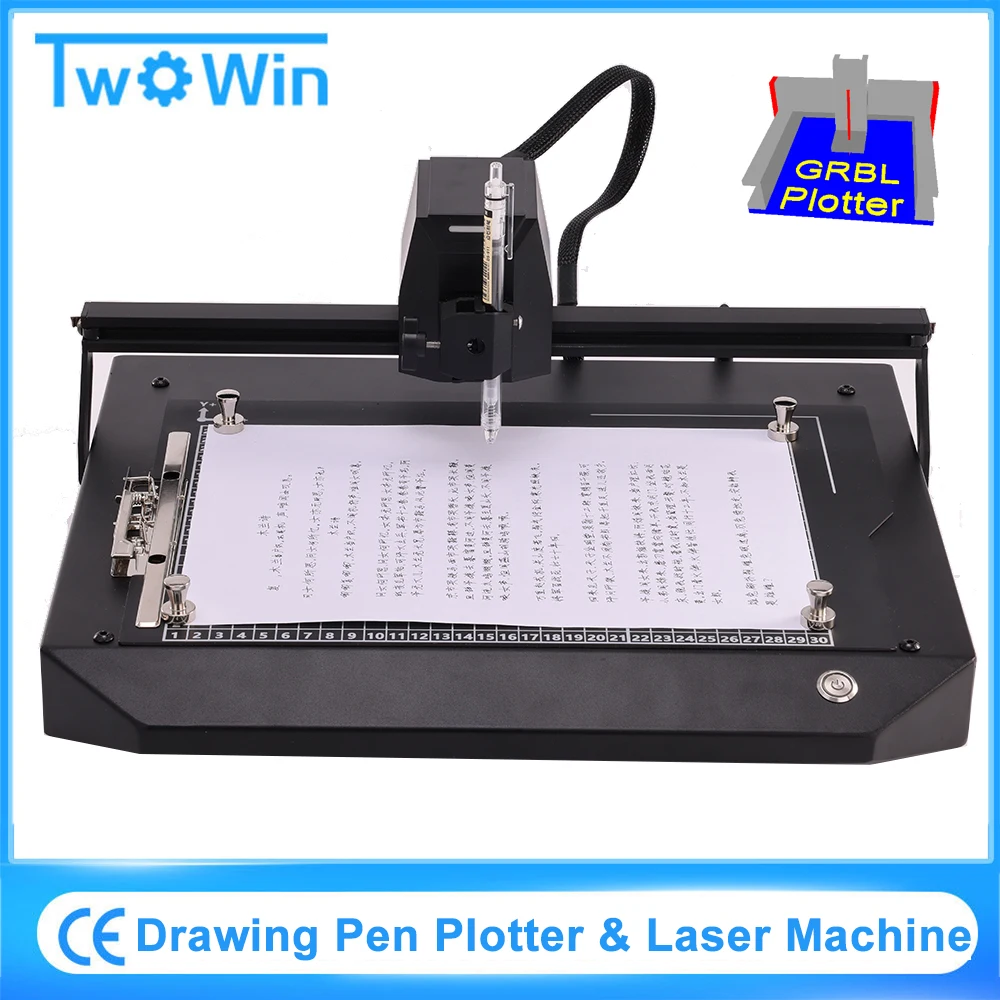 2 in 1 Pen Drawing Printer Cutting Plotter DIY Laser Machine Lettering Grbl-Plotter Writing Robot Drawing Toys for work