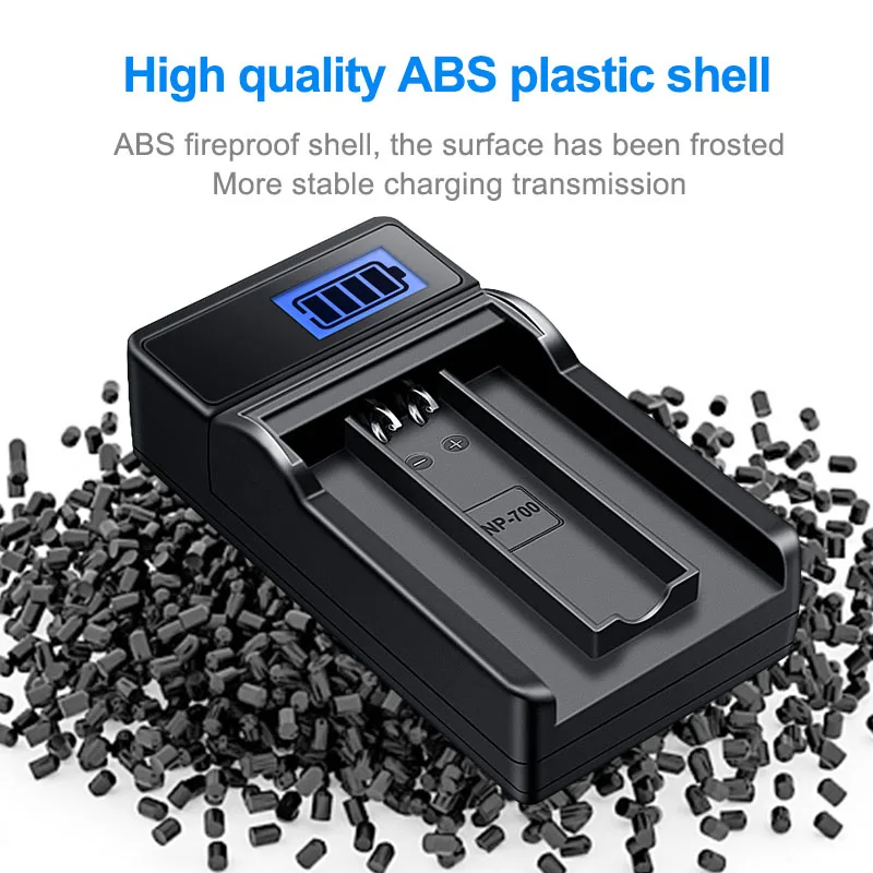 HQIX for Samsung L77 Camera SLB-0637 Charger Battery