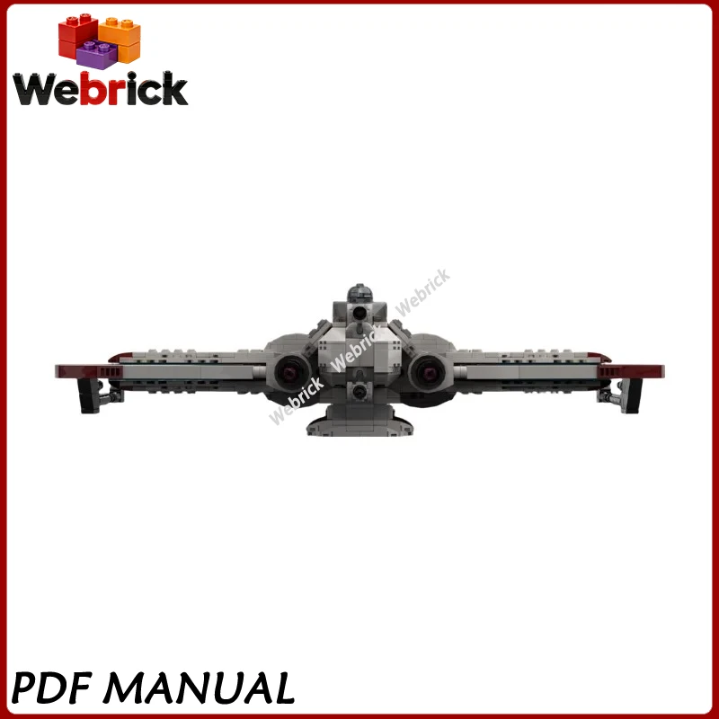 

Набор строительных блоков MOC из 929 деталей: модель звездолета ARC-170, научно-фантастический боевой самолет, конструктор, игрушка, подарок