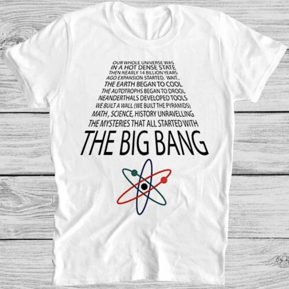 The Big Bang Theory T-shirt, featuring 511 songs, is a retro and cool gift for men. It's a pure cotton couple's shirt