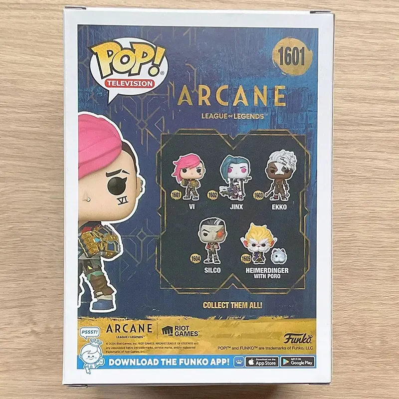 FUNKO POP الشكل غامض جامعة الأساطير Vi عمل أرقام نموذج تمثال دمية لعبة أنيمي نموذج لجسم اللعب طبعة محدودة
