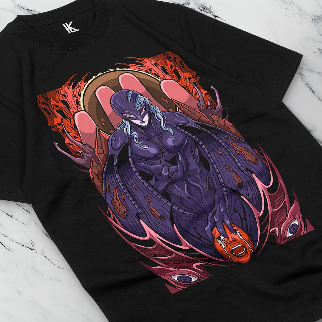 Griffith  T-Shirt Berserk Guts Red Moon Anime Manga T Shirt Soft Tee