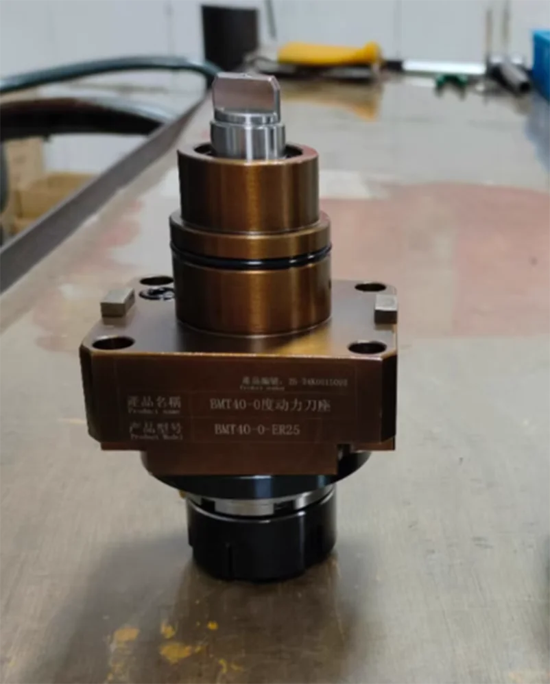 BMT40 BMT45 BMT55 Turret Tool Turning And Milling Power Head Radial Z Axis 0 ° Tool Holder