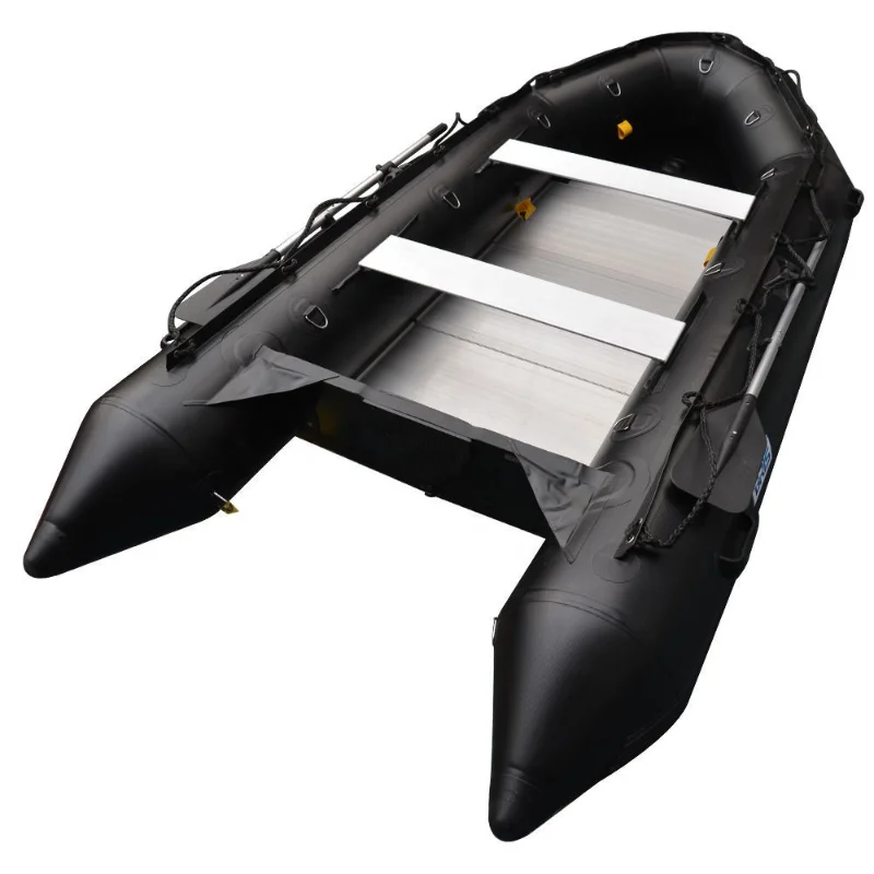 2.3m -7m  foldable aluminum floor PVC inflatable boat