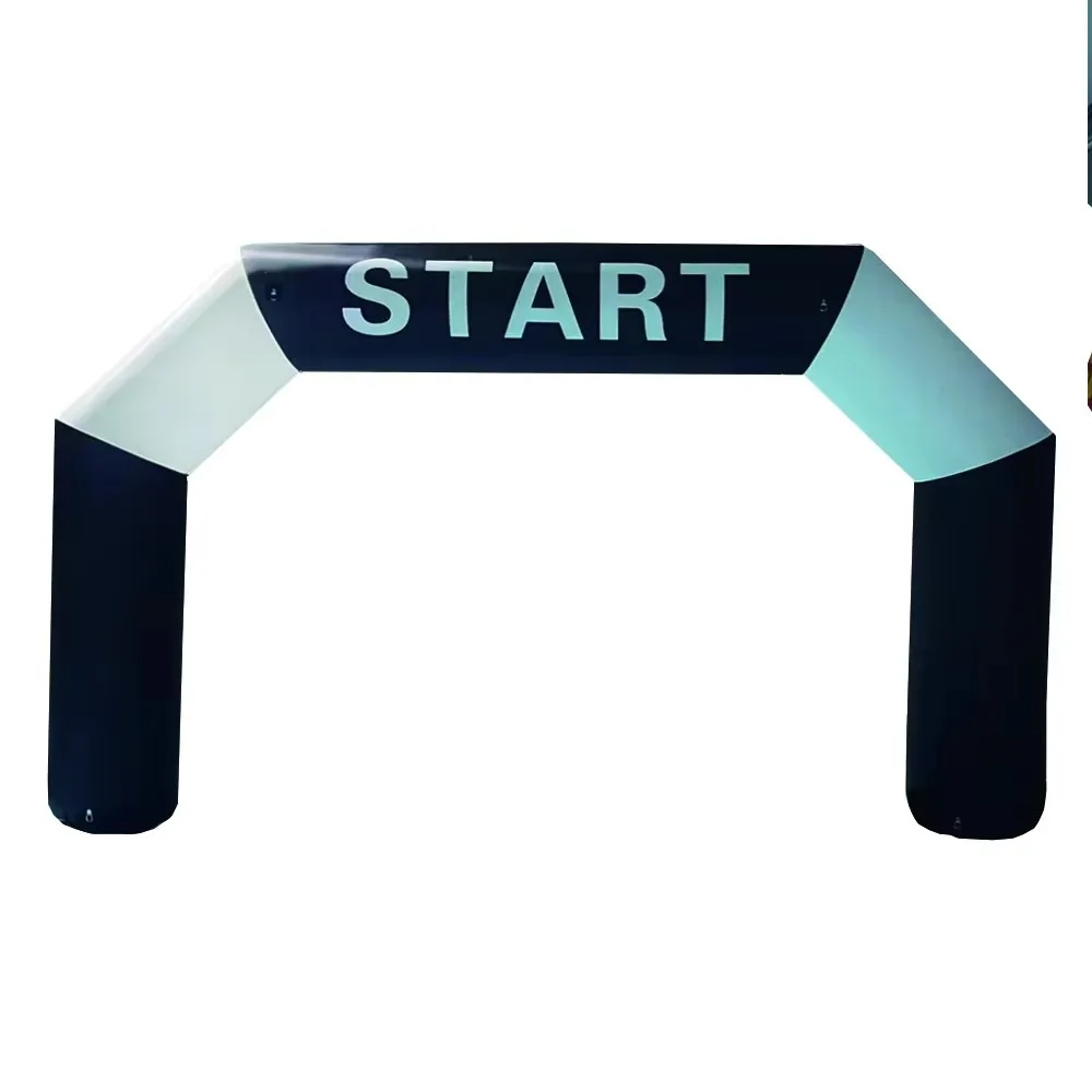Custom Inflatable Start Finish Line Arch Way Gate for Karting Marathon Racing Outdoor Events Advertising Entrance