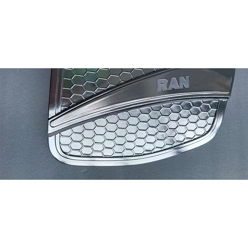 ABS البلاستيك غطاء خزان الوقود كروم اللون لفورد رينجر 2012-2019 T6-T8 الخارجي كروم الجسم أطقم اكسسوارات الكسوة #6