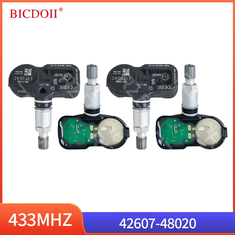 

42607-48020 4260748020 PMV-C215 Новый датчик давления в шинах 433 МГц для Lexus ES GX LC LM LS LX RX UX Series 433 МГц TPMS 2018-2024 гг.
