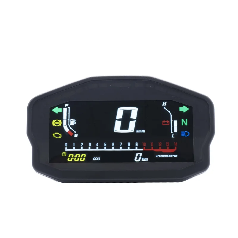

Intelligent Library Digital Waterproof Universal RPM Motorcycle Gauges Speedometer VA LCD Display