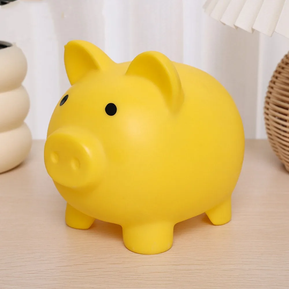 Cartoon Schwein Sparschwein Geld Bank Cartoon Genug kapazität Piggy Geld Sparen Box Kreative Makronen Stil Piggy Desktop Ornamente