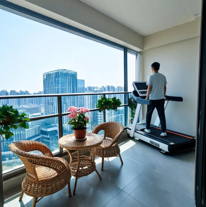 Commercial Indoor Running Machine Speed Adjustable Gym LED Screen Commercial Treadmill MND-CC47A Hot Sale