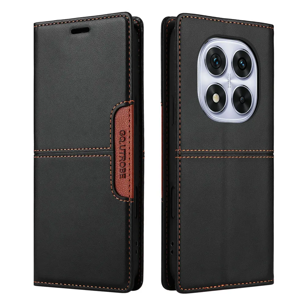 Luksusowe etui do Redmi Note 17 15 14 13 12 Pro Plus 5G 4G, składane, z magnesem, portfel, ochrona RFID, książka telefoniczna, funda, Xiaomi Redmi Note 10 11S — zdjęcie produktu 6