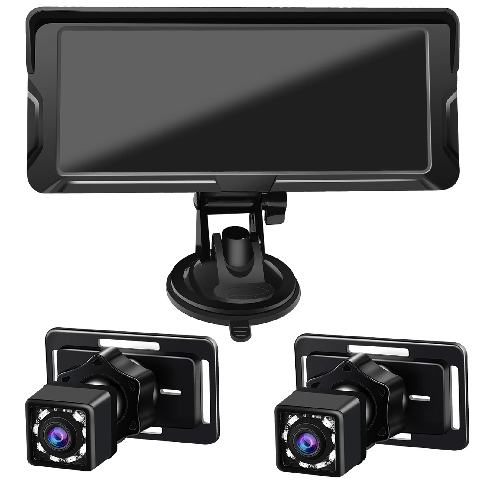 

Baby Car Camera Dual Channel 6.86 Inch 1080P Baby Monitor with IR Night Vision Camera and 150° Wide Viewing Angle for Rear Facin