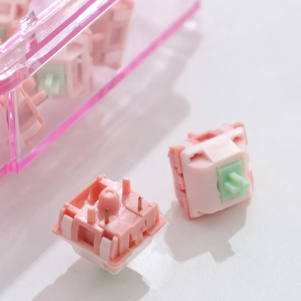 Linear Switches Mechanical Keyboard Switch 5 Pin HIFI Sound Hot Swap Aniya Switch 45g 28g Custom DIY POM POM LY 키보드 스위치