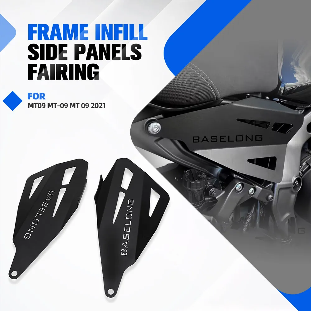 

Frame Infill Side Panels Fairing Footrest For Yamaha MT09 MT-09 MT 09 2021- Rear Infill Panels Aluminum Side Panel Frame Guard