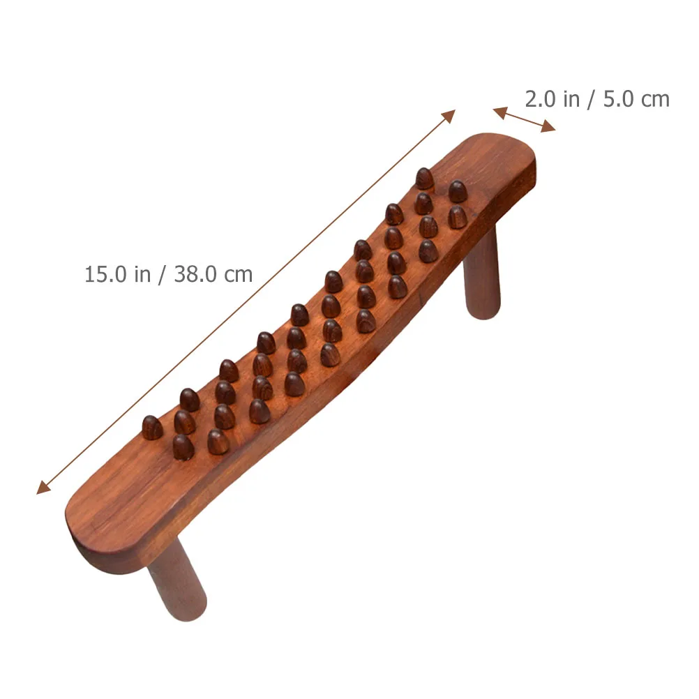 

Wooden Gua Sha Massage Stick H held Manual Massager for Legs Arms Back Durable Scalp Scraping Tool Lightweight Small Size