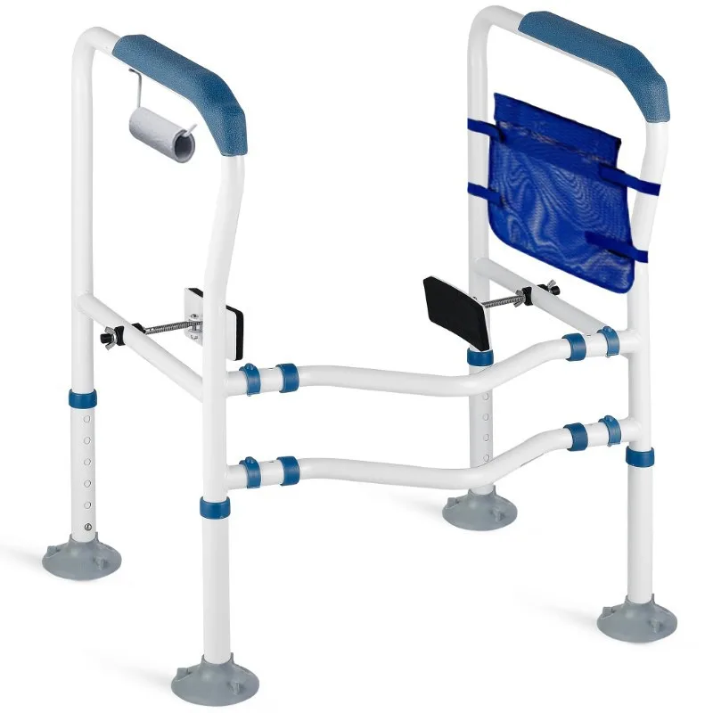 

Toilet armrest the elderly pregnant woman bathroom sit up shelf free of punching sit help armrest