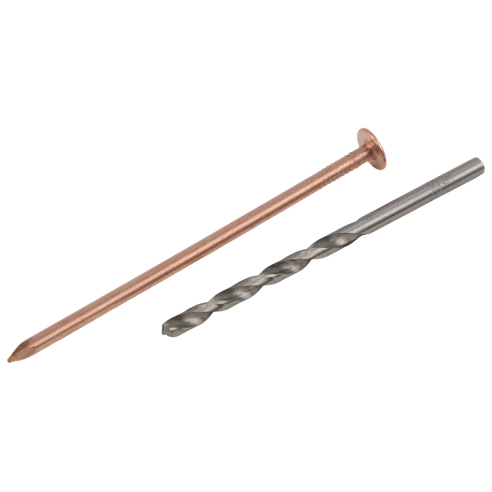 

Root Killing Copper Nails Garden Renovation 3.15 Inches Copper Nails For Killing Plants Drill Bit 10pcs Nail Set