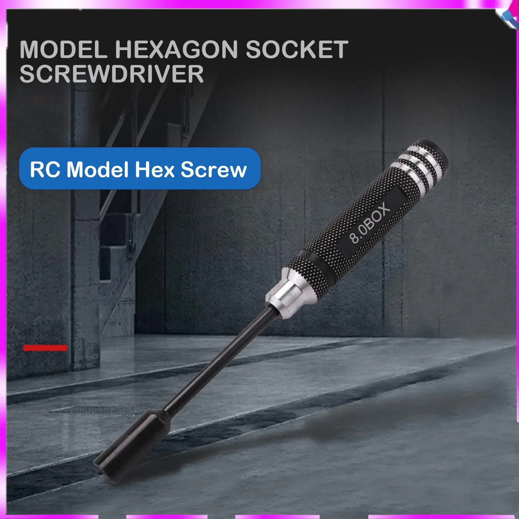 

N96R 4Pcs Hex Nut Drivers Screw Driver Tools Kit Set For RC Helicopter RC Boat Rc Cars, Metal 4.0/5.5/7.0/8.0Mm Screwdrivers