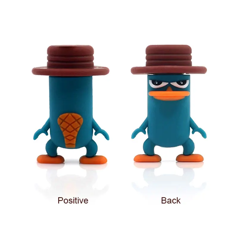 Cute Cartoon tree Man Flash drive 64GB 32GB Platypus Pen Drive 2.0 Memory Stick 4GB 8GB 16GB 32GB U Disk - view 6