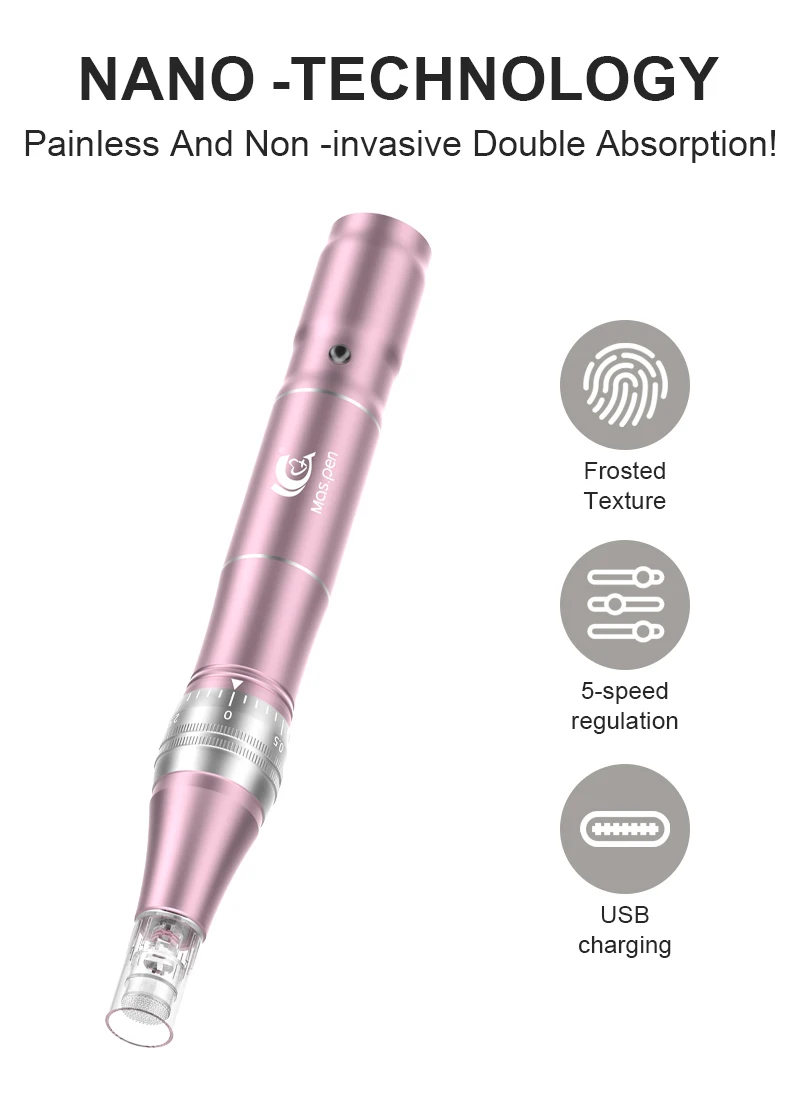 Kabelloses Microneedling Derma Pen L1 Hautpflegewerkzeug mit zwei 36-poligen Patronen – Detail 1