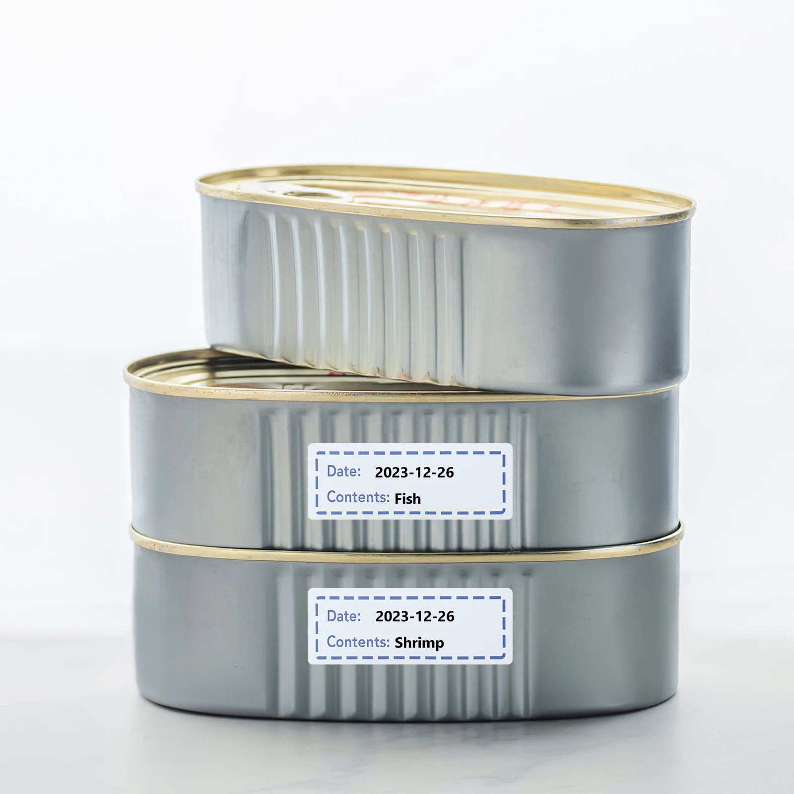 

Food Label Stickers Copper Adhesive Sheets Easy Paste Remove Marker Writing Compact Bottle Supplies Storage Solution Self