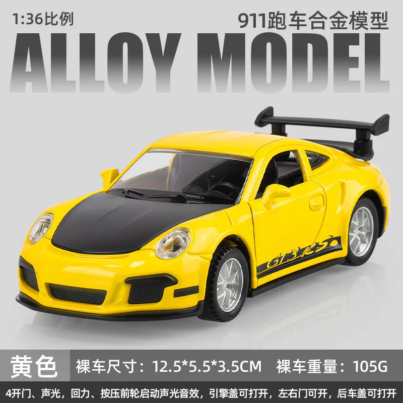 Modelos de Autos a Escala 1:36 - Autos Deportivos y Todoterreno Realistas con Función de Retroceso, Adornos de Escritorio, Cajas Sorpresa de Regalo para Niños