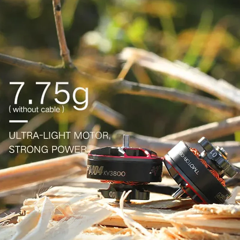 T-motor F1404 1404 2900 3800 4600KV 3-4S Lipo  FPV Brushless Motor 1.5mm Shaft 2.5-4inch Cinewhoop Dutcted RC Racing Drones DIY