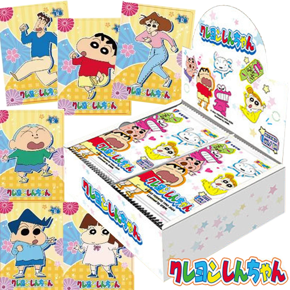 KABAO Crayon Shin-chan Collection Cards Fun Time Series Classic Cartoon Cute Nohara Shinnosuke Anime Cards Children's Gifts Toys