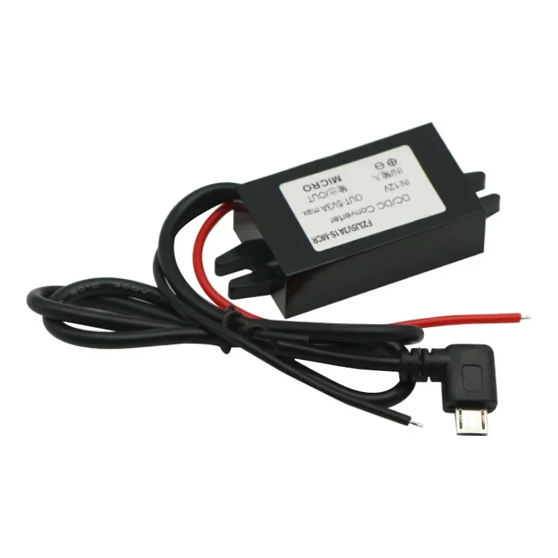 DC-DC 12V to 5V 3A понижающий преобразователь, модуль питания, водонепроницаемый Micro USB для модуля платы arduino