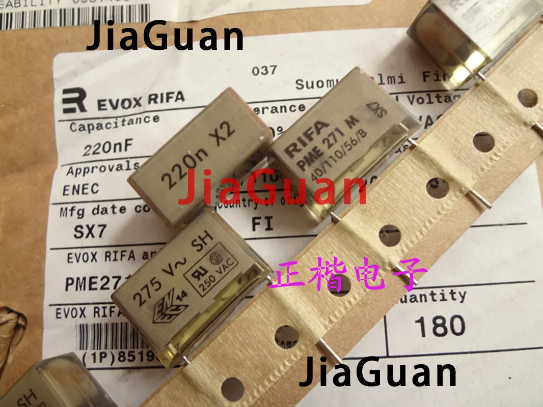 6PCS NEW KEMET RIFA PME271 0.22UF 220NF 275VAC PCM22 Safety Film Capacitors PME271M 224/275VAC 0.22U 220N275V