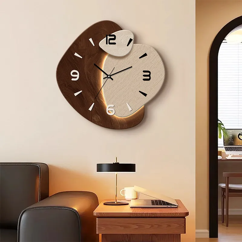 Horloge Murale Design Moderne de Luxe pour Salon, Chambres, Restaurant - Horloge Murale Créative pour la Décoration de la Maison