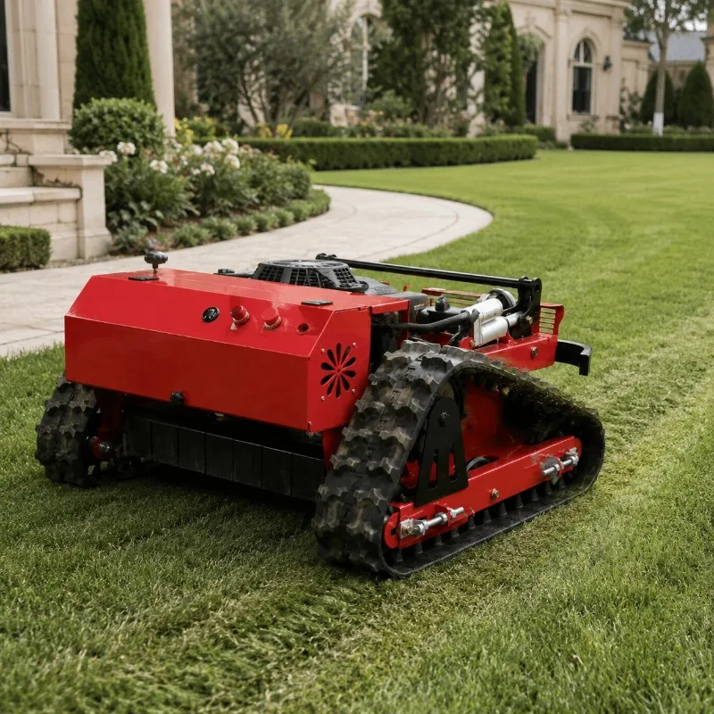 55 cm cutting width, remote control reel mower Garden crawler mower CE ISO certified