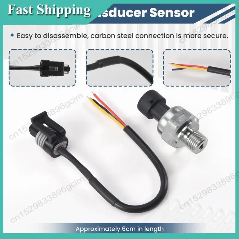 -BABQ Датчик давления 5 В 0-1,2 МПа Масло Паливо Для Газа Вода Воздуха