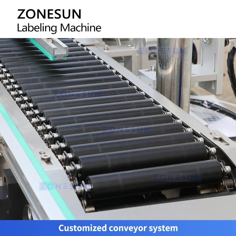 Этикетировочная машина Zonesun с защитой от несанкционированного доступа, уплотнительная этикетка для трубок, аппликатор этикеток ZS-TB823F