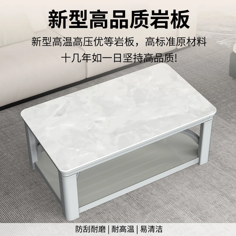 XL Graphene Home Living Room Multifunctional Electric Heating Table Fire Stove Lift Tea Table Dining Table Integrated
