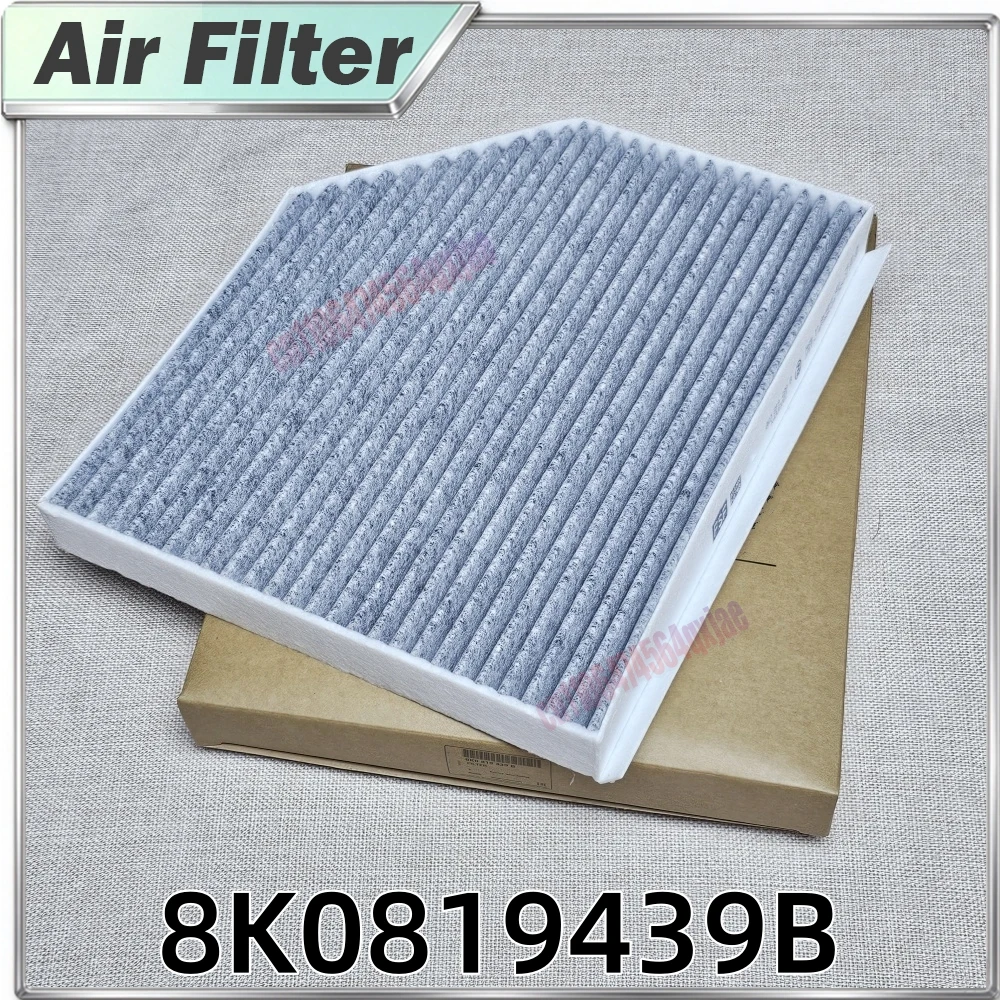 Cabin Air Filter with Carbon Compatible with Audi A4L Q5 A5 S5 Porsche Macan Internal AC Filter 8K0819439B Auto Parts