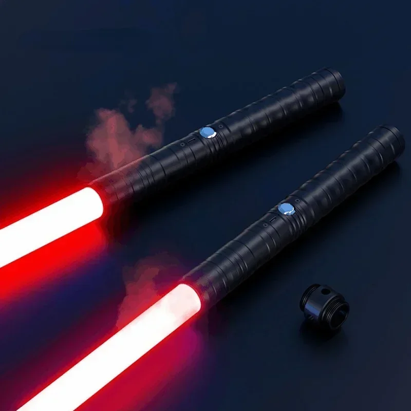 

ZX80cm Lightsaber Smooth Swing Heavy Dueling RGB 7Colors Change Sound Force FX FOC Blaster Toy Jedi Laser Sword Luminous Toys