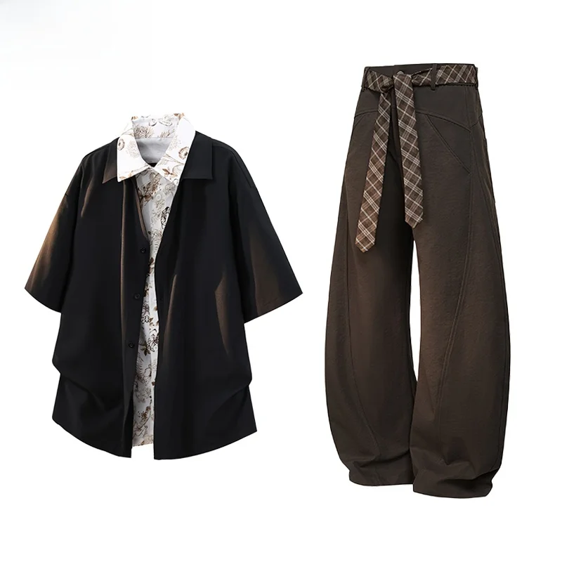 Black + dark brown [set]