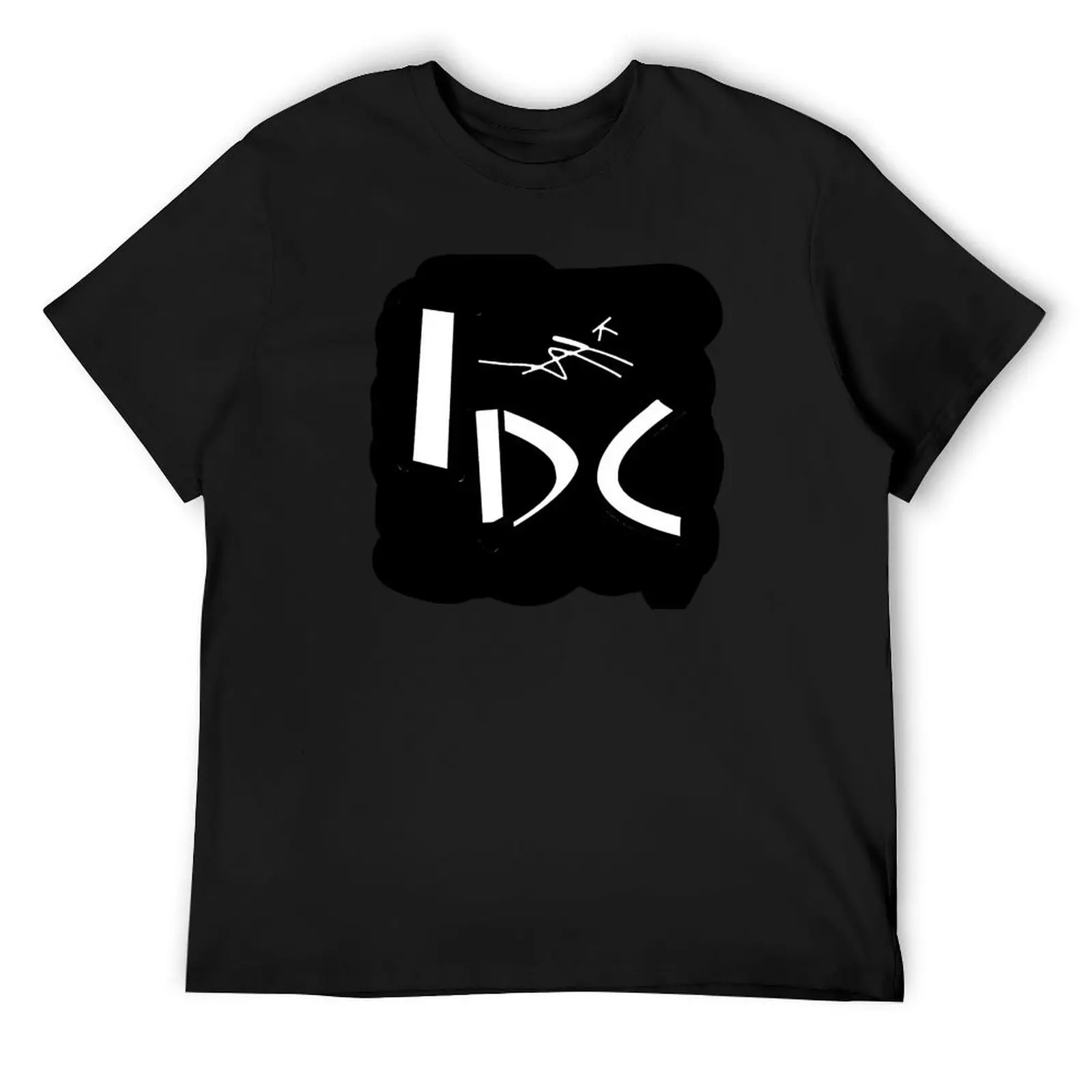 ISTAY IN SHIRTS - IDC BLACK T-Shirt hippie clothes oversized graphic tee Men's t-shirt