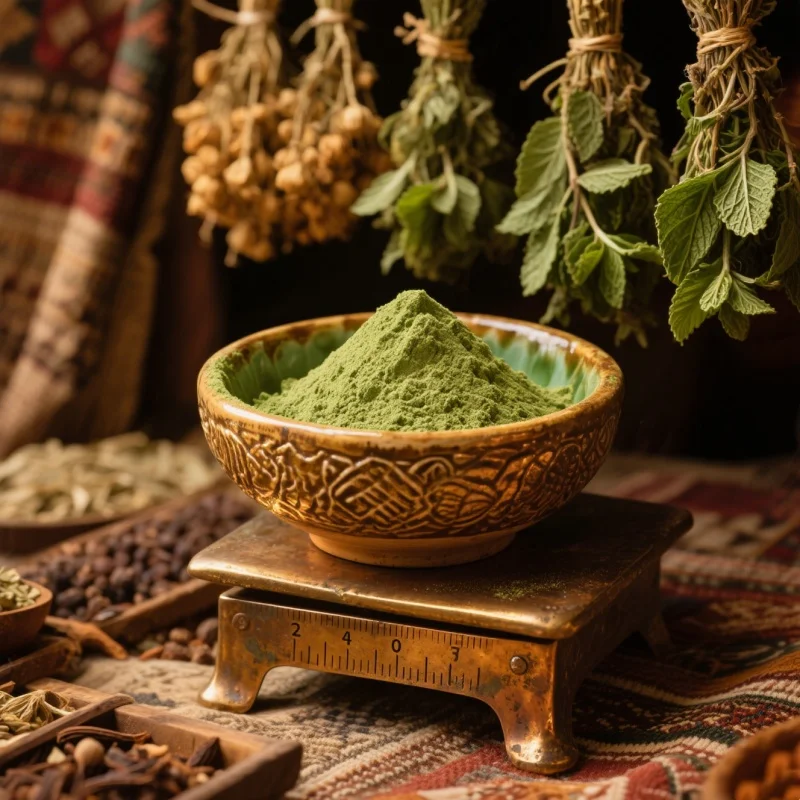 Premium Special Flavor Cool Powdered Incense Natural Mint Leaf Powder For Aroma Wellness Calming Scent Relaxing Scent Home Decor
