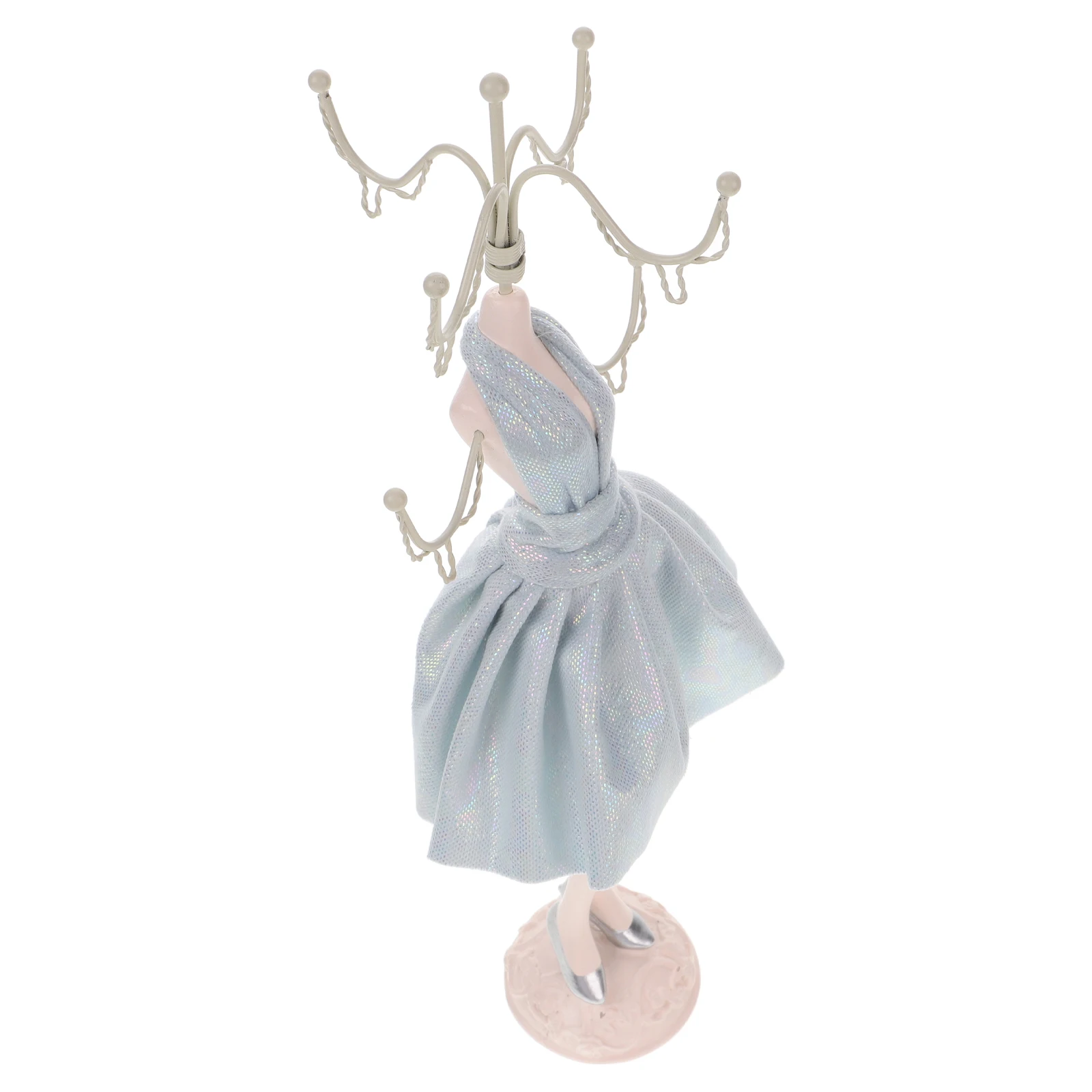 Jewelry Rack Necklace Showcase Organizer Vintage Style Jewelry Mannequin Pendant Display Stand For Selling Necklace Display