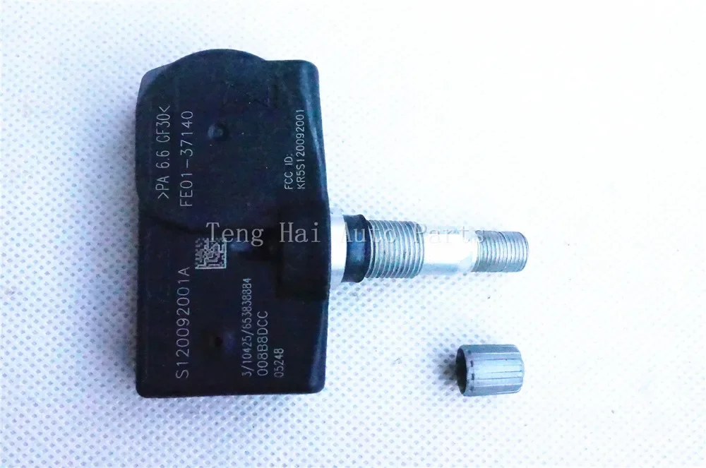 Sensor de pressão dos pneus para Mazda 2007-2010 CX-7 CX-9 RX-8, S120092001A, FE01-37140