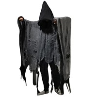 Halloween Ghost Costume Cosplay Adult Death Cloak Horror Zombie Tattered Hooded Capes Halloween Skull Skeleton Cosplay Costume
