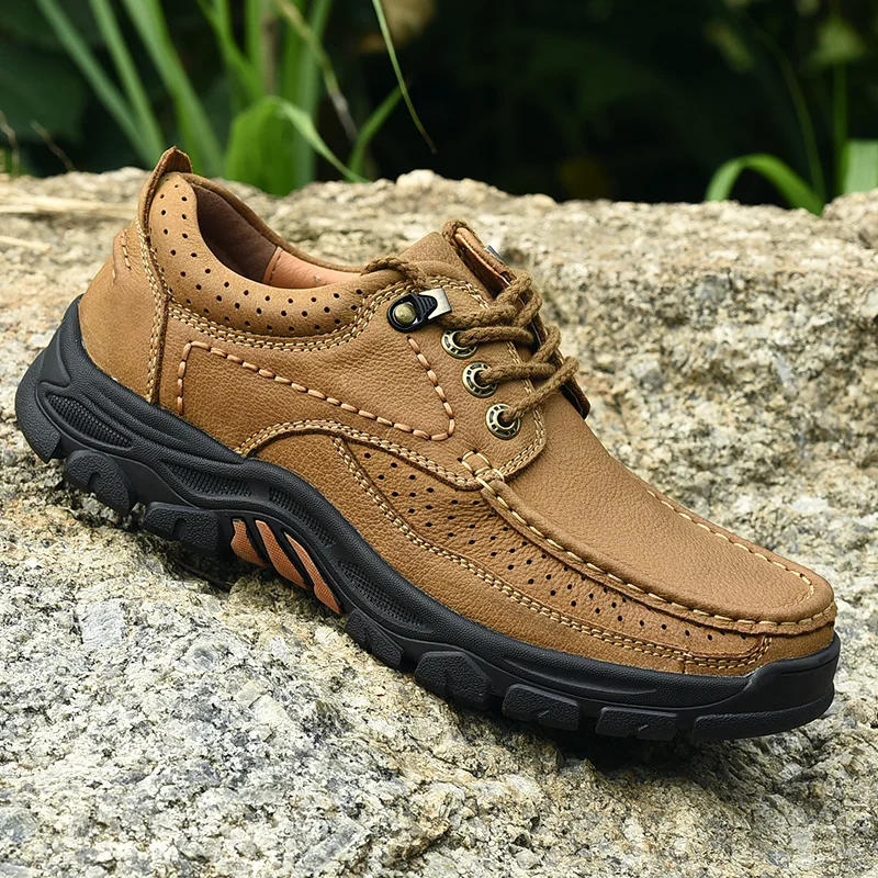 

Brand Special Sale of Fashionable Business Casual Men Shoes Exquisite High-end Breathable Comfortable Outdoor Sports Hiking Shoe